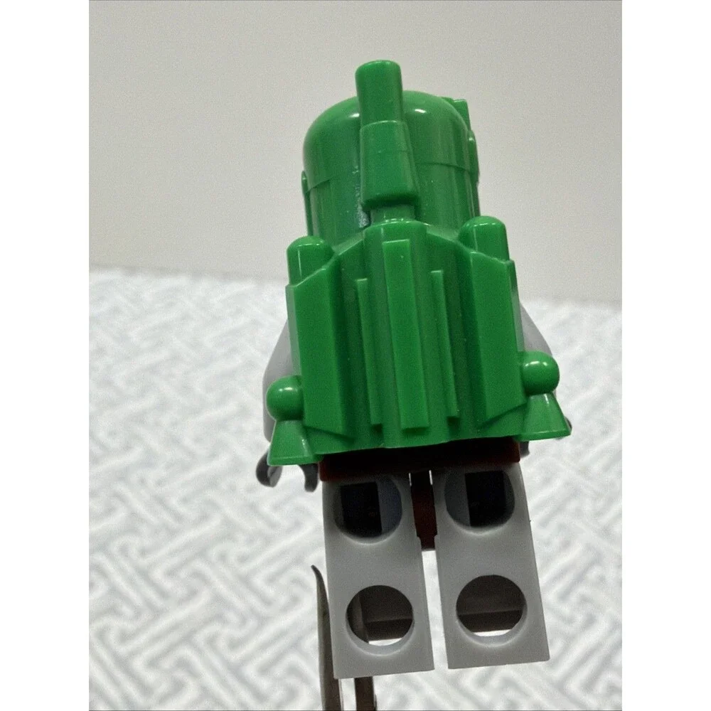 Vintage LEGO Star Wars Keychain Lot Boba Fett Palpatine 2x Obi-Wan INTACT LOOPS